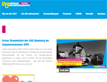 Tablet Screenshot of lhg-bamberg.de